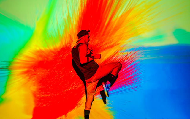 “Body Paint” at Wonderspaces, San Diego, CA, USA (2019) photo by Cat Coppenrath